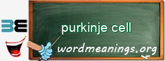 WordMeaning blackboard for purkinje cell